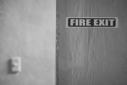 a fire door